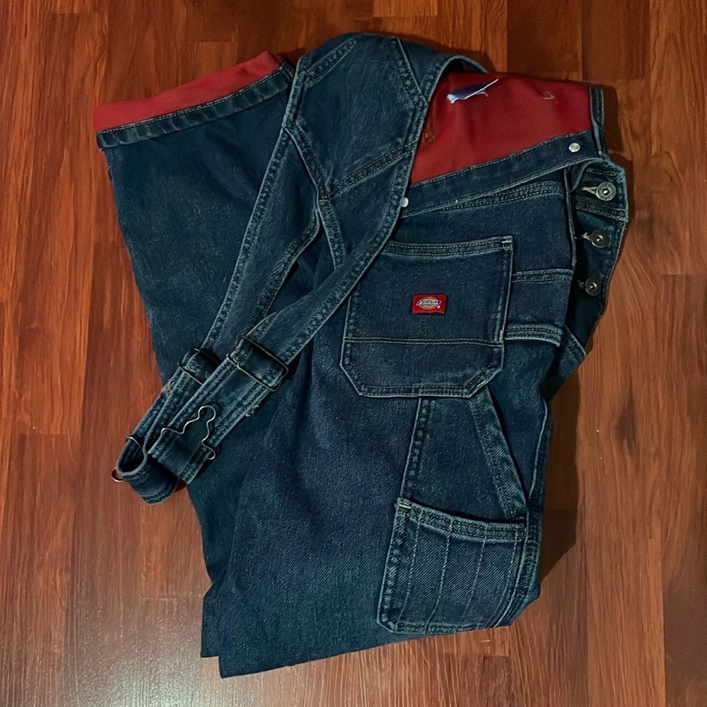 Dickies women’s temp IQ denim overalls